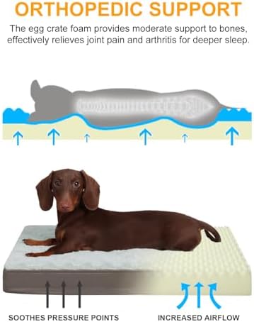 KSIIA Orthopedic Dog Bed for Small Dogs - Image 2