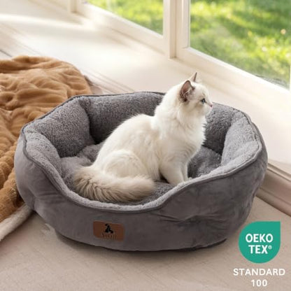Asvin Medium Dog Bed for Medium Dogs, Cat Beds for Indoor Cats, Pet Bed for - Image 4