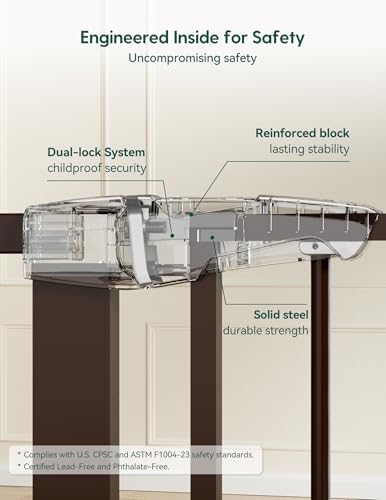 Babelio Pressure Mounted 26-40" Baby Gate - Image 3