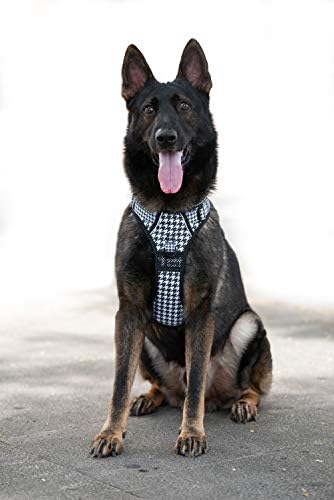 PoyPet Plaid Dog Harness Large, No Pull Vest - Image 2