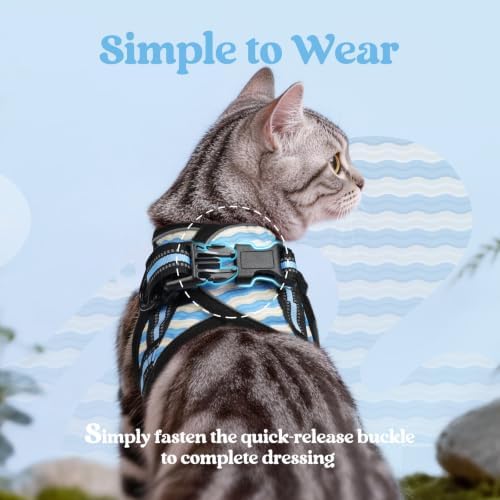 rabbitgoo Cat Harness and Leash Set, Step-in Soft Vest - Image 3