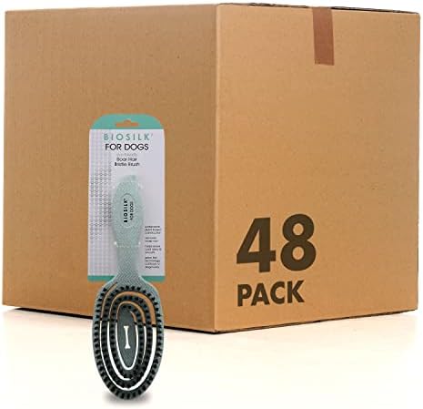 BioSilk for Dogs Eco-Friendly Boar Hair Bristle Brush by BioSilk
