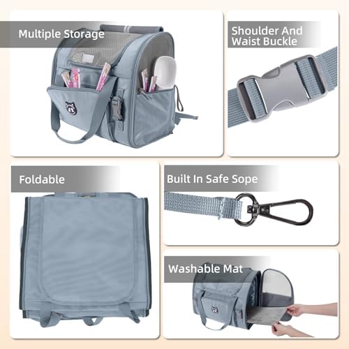 Lollimeow Expandable Large Cat Carrier Backpack, Supports up to 14 lbs - Image 6