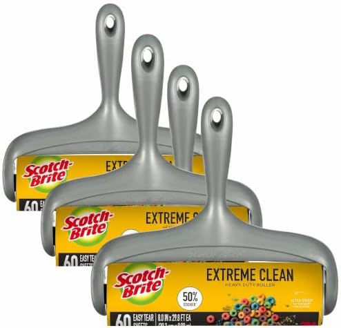 Scotch-Brite 50% Stickier Large Surface Lint Roller, Works Great On Pet Hair by Scotch-Brite