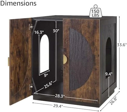 unipaws Cat Litter Box Enclosure - Image 5