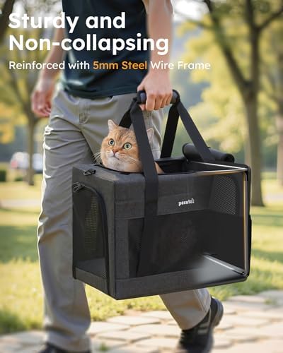 Pecute Cat Carrier, Portable Pet Carrier - Image 2