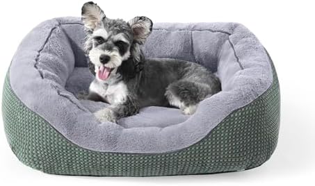 INVENHO Small Dog Bed Washable Orthopedic Calming Warming Durable Pet Bed by INVENHO