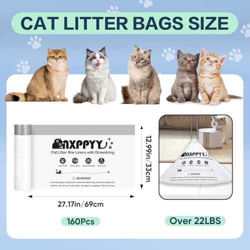 160 Count Cat Litter Box Liners - Image 2