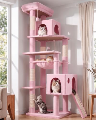 Globlazer F70 Pro Pink Heavy Duty Cat Tree Tower by Globlazer