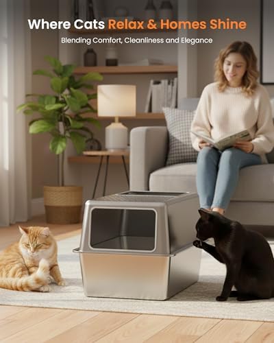 Stainless Steel Cat Litter Box - Image 6