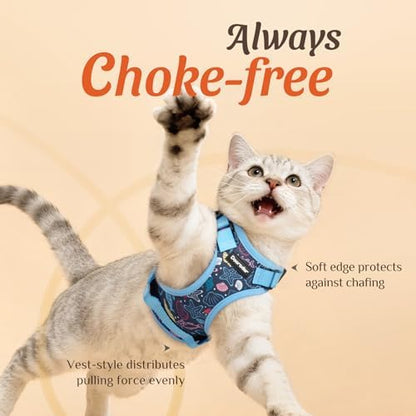 Dooradar Cat Harness and Leash Set, Adjustable and Escape Proof - Image 2