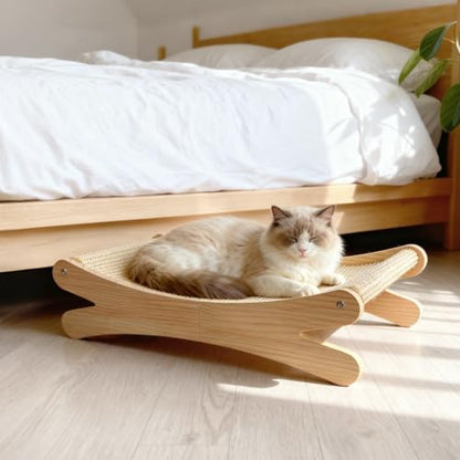 Natural Sisal Cat Scratcher Bed - Image 2
