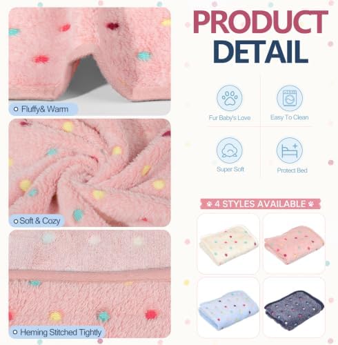 Tatuo 4 Pcs Fleece Dog Blankets - Image 2