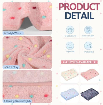 Tatuo 4 Pcs Fleece Dog Blankets - Image 2