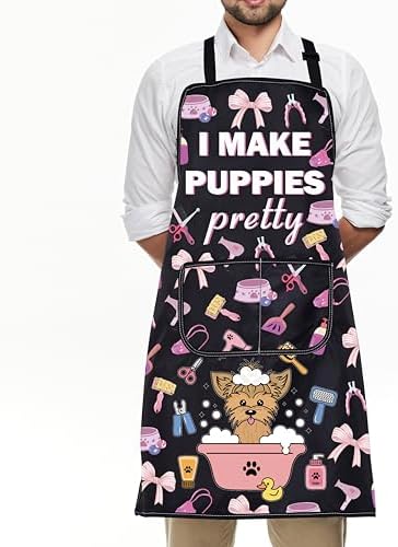 FUSTMW Dog Groomer Apron With Pockets - Image 7