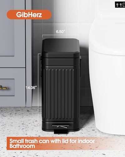 Small Trash Can with Lid, 2.6 Gal Dog Poop Trash Can - Image 2