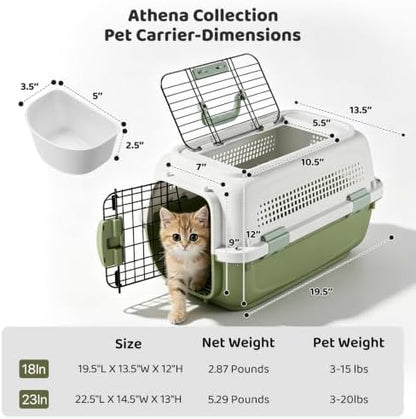 Athena Collection 20" Hard-Sided Pet Carrier - Image 2