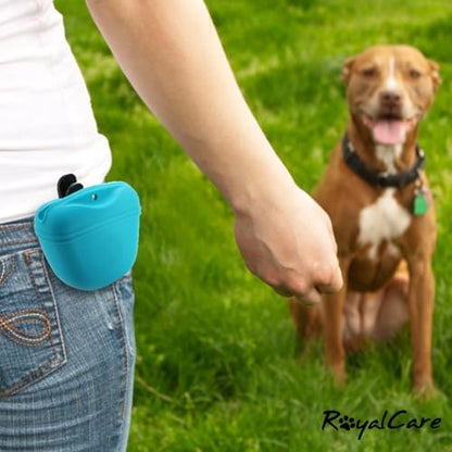 RoyalCare Silicone Dog Treat Pouch-Small Training Bag-Portable Dog Treat Bag - Image 3
