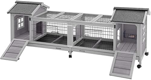 Aivituvin Rabbit Hutch Bunny Cage by Aivituvin