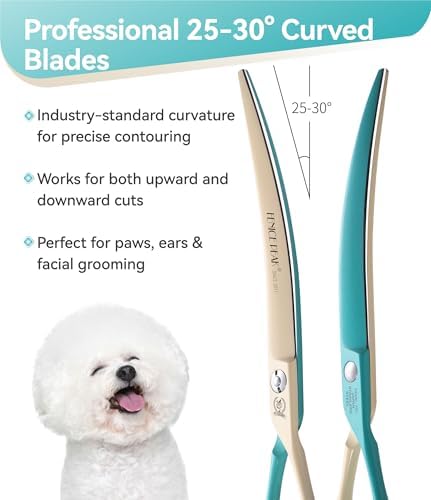 Curved Dog Grooming Scissors - Image 6
