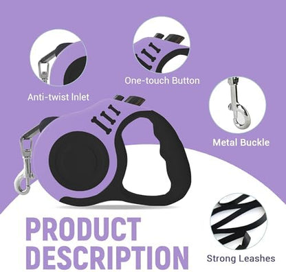 Retractable Dog Leash Automatic Telescopic Tractor Dog Tape - Image 5
