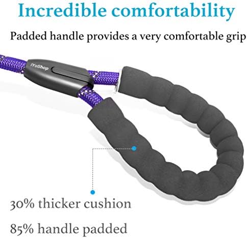 iYoShop Double Dog Leash, 360° Swivel, No Tangle, 25-150 lbs - Image 4