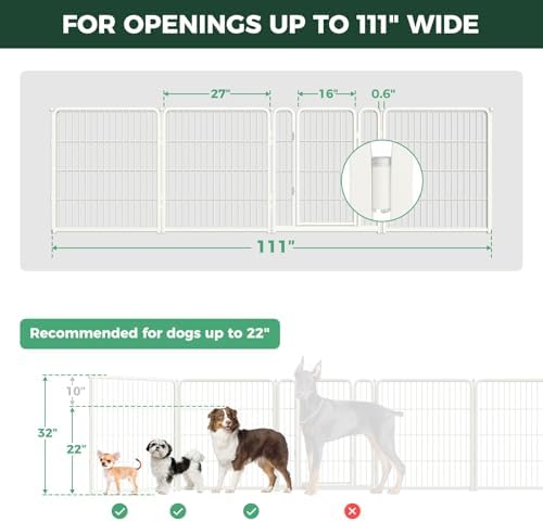 FXW Dog Gate, Extra Wide Adjustable - Image 6