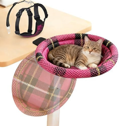 Pawaboo Cat Desk Bed, Sunken Cats Hammock by Pawaboo