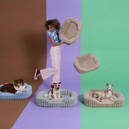 LE SURE Cute Cozy High Back Orthopedic XL Dog Bed - Image 5
