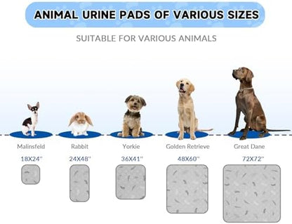 Sunheir Washable Pee Pads for Dogs Extra Large 36" x 48" 2-Pack Reusable Puppy - Image 6