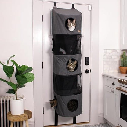 K&H Door Cat Tree, Hangin Condo 5 Level Mounted by KHPetProducts