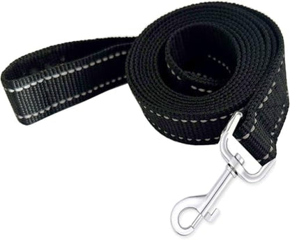 Reflective Dog Leash 7Ft /8 Feet Long, 1 Inch Wide, by TAIDA