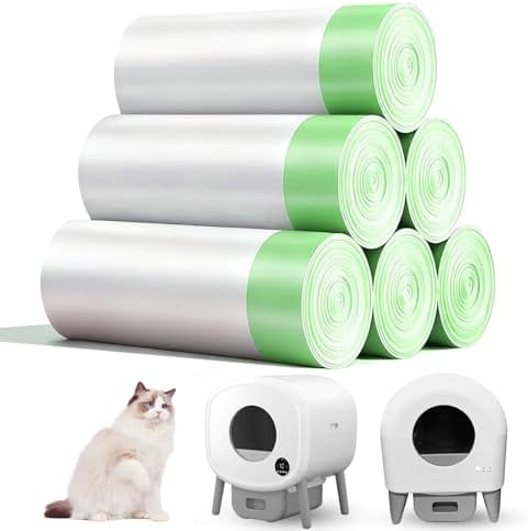 120 Count 26" x 11.8" Pre-separated Cat Litter Bags by ALSAILISUO