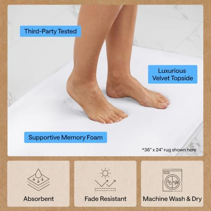 GORILLA GRIP® Memory Foam Bath Rug - Image 5