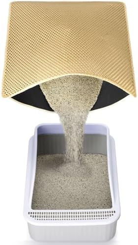 Kitty Litter Mat, Cat Litter Box Mat, Honeycomb Litter Mat by Unknown