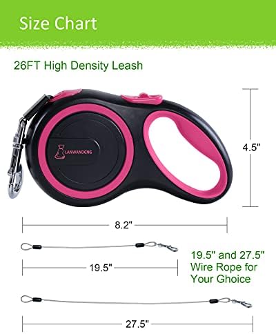 26FT Heavy Duty Retractable Dog Leash - Image 5