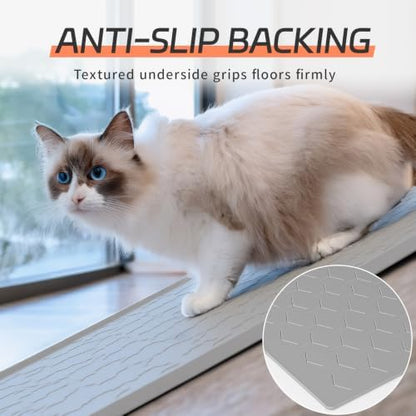 Bulkniu Silicone Cat Litter Mat, Raised Edge Waterproof - Image 6