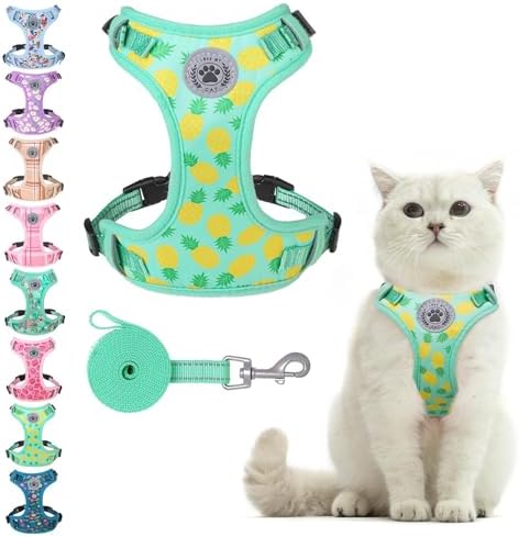 BEAUTYZOO Cat Harness and Leash Set, Escape Proof and Adjustable by BEAUTYZOO