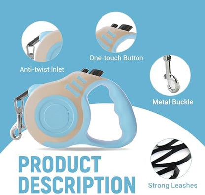 Retractable Dog Leash Automatic Telescopic Tractor Dog Tape - Image 5