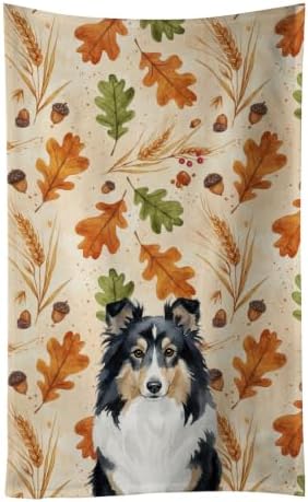 Caroline's Treasures Sheltie Shetland Sheepdog Dogs Kitchen Towel 15x25 in by CarolinesTreasures