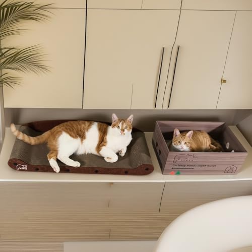 Cat Scratcher Extra Large Sofa Bed and Scratcher Box - Image 5