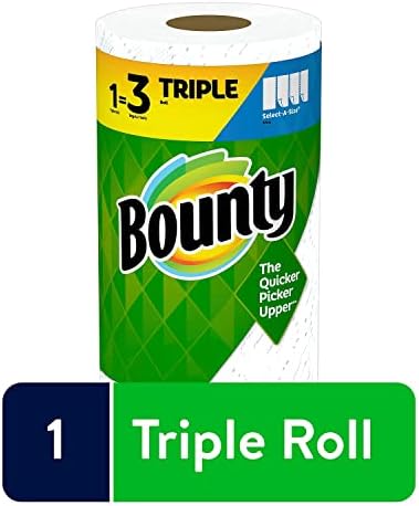 Bounty Select-A-Size Kitchen Rolls Paper Towel, 147 Sheets/Roll, 12 Rolls/Carton - Image 2