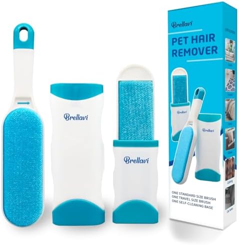 Pet Hair Remover: Reusable Dog Cat Lint Brush by Brellavi