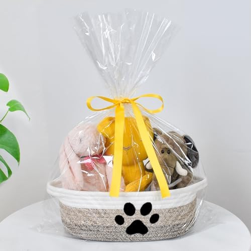 Small Woven Dog Toy Basket - Image 5