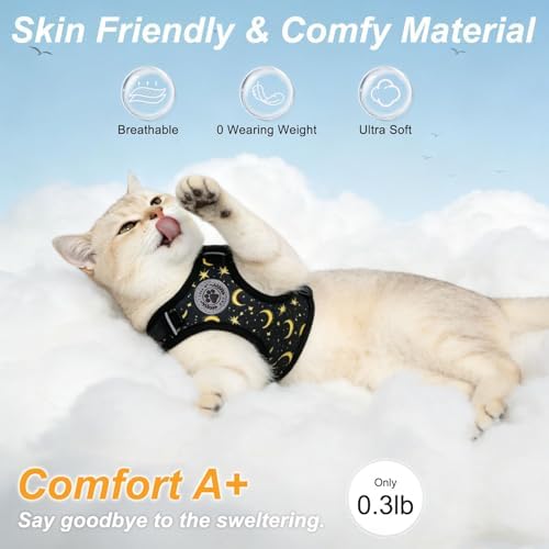BEAUTYZOO Cat Harness and Leash Set, Escape Proof and Adjustable - Image 3