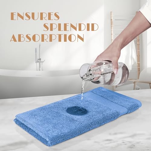 Wealuxe Light Blue Washcloths - Image 5