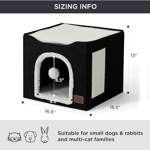 Bedsure Cat House Bed for Indoor Cats - Image 3