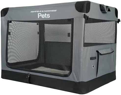 Ashfield & Harkness Collapsible Soft Dog Crate 42" by AshfieldHarkness