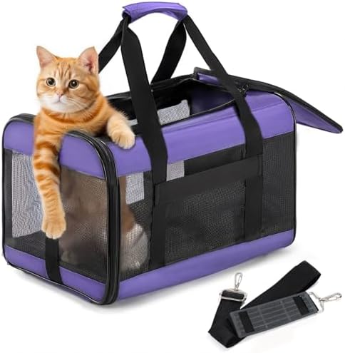 Conlun Cat Carrier Airline Approved, Soft-Sided Dog Carrier by Conlun