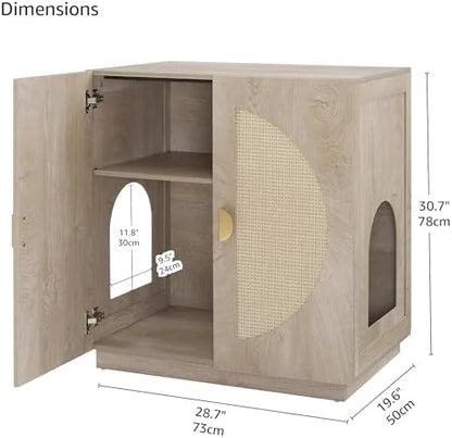 unipaws Tall Cat Litter Box Enclosure - Image 7
